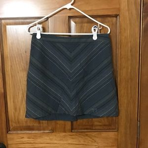 Blue mini skirt